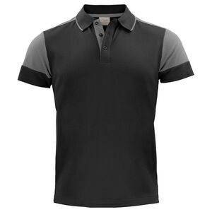Printer Mens Prime Contrast Polo Shirt / Black/Anthracite